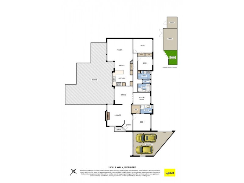 2 Villa Walk, Werribee VIC 3030 Floorplan