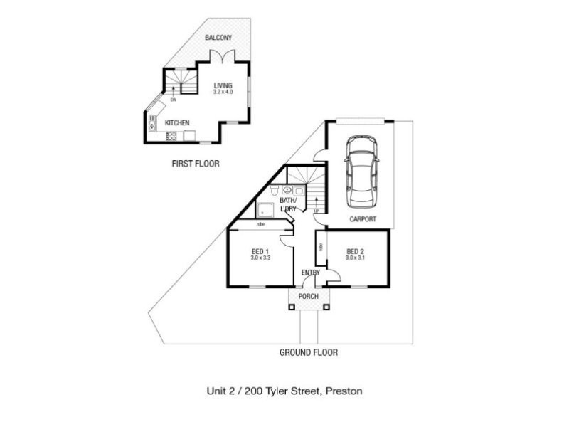 2 & 3/200 Tyler Street, Preston VIC 3072