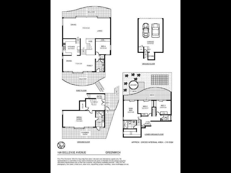 16a Bellevue Avenue, GREENWICH, Longueville NSW 2066