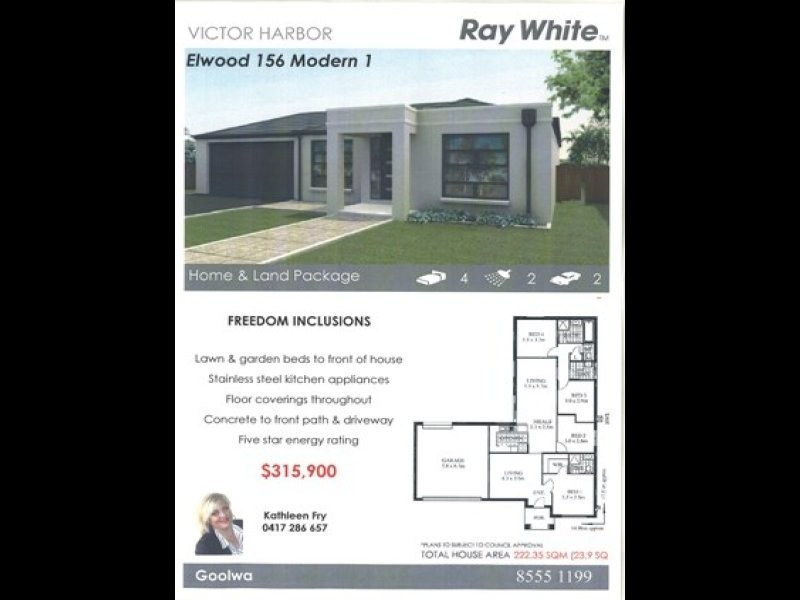 5 House and Land Packages Now Available, Victor Harbor SA 5211