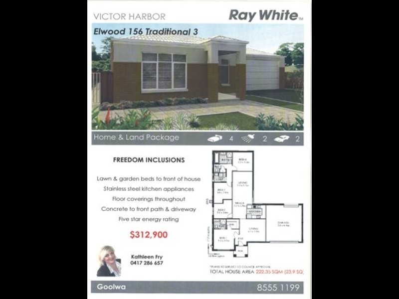 5 House and Land Packages Now Available, Victor Harbor SA 5211