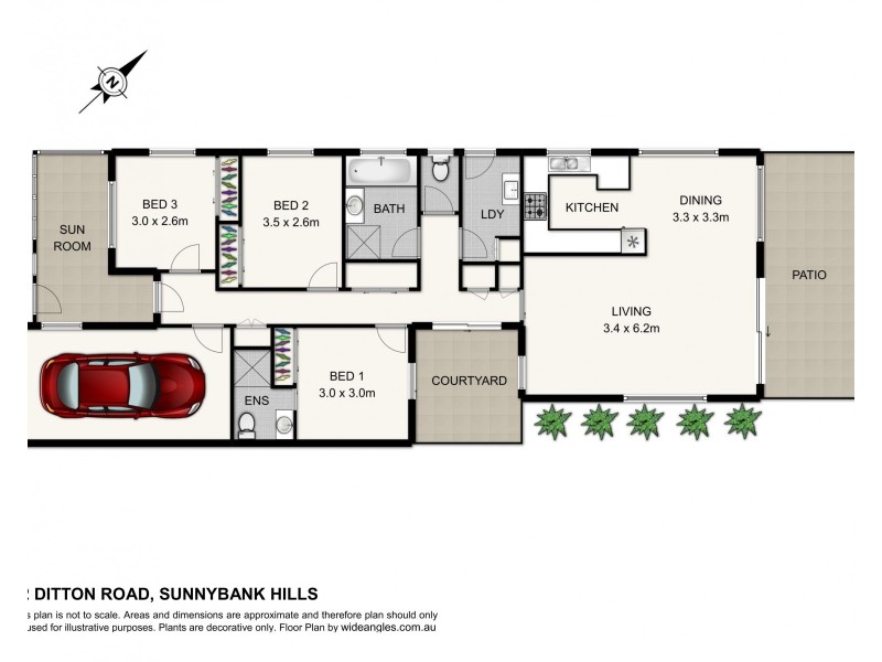 92 Ditton Road, Sunnybank Hills QLD 4109 Floorplan