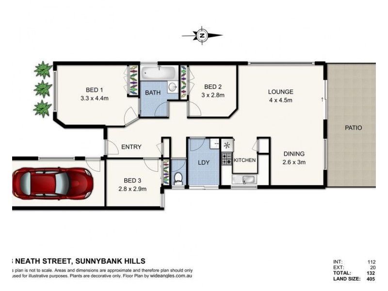 18 Neath Street, Sunnybank Hills QLD 4109 Floorplan