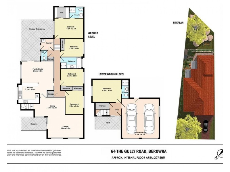 64 The Gully Road, Berowra NSW 2081 Floorplan