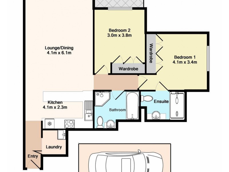 707/11-19 Waitara Avenue, Waitara NSW 2077 Floorplan