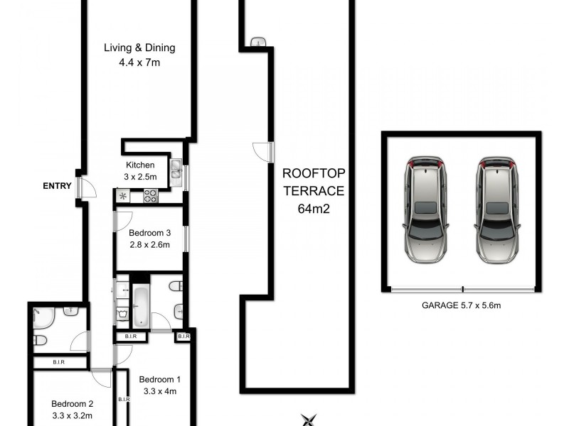 11/14 Carrington Avenue, Hurstville NSW 2220 Floorplan