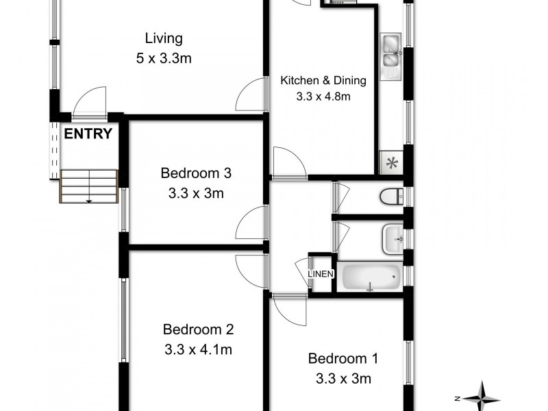 34 Margaret Street, Kingsgrove NSW 2208 Floorplan