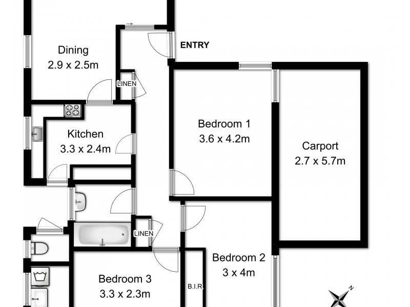 19 Ashby Street, Kingsgrove NSW 2208 Floorplan