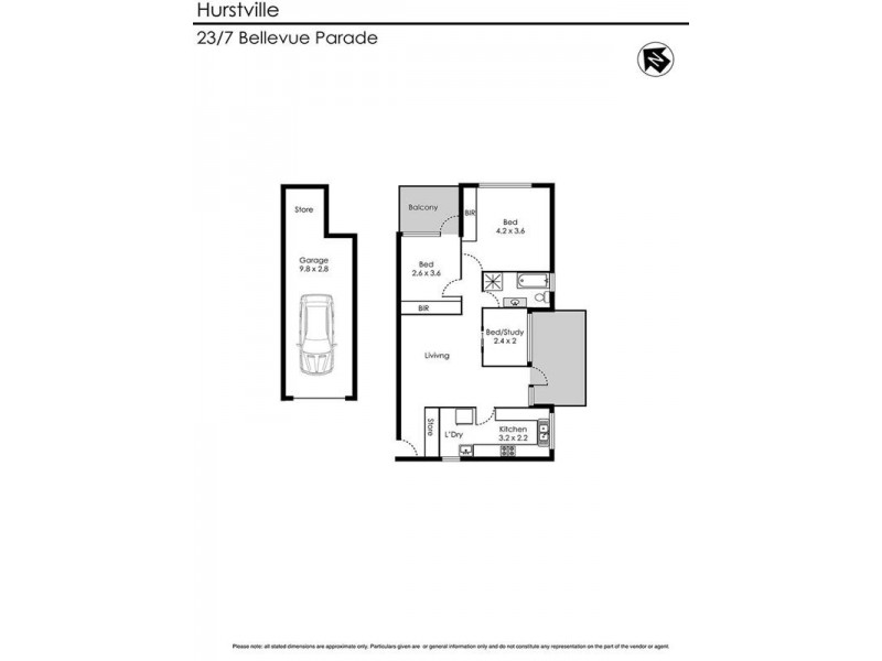 23/7 Bellevue Parade, Hurstville NSW 2220