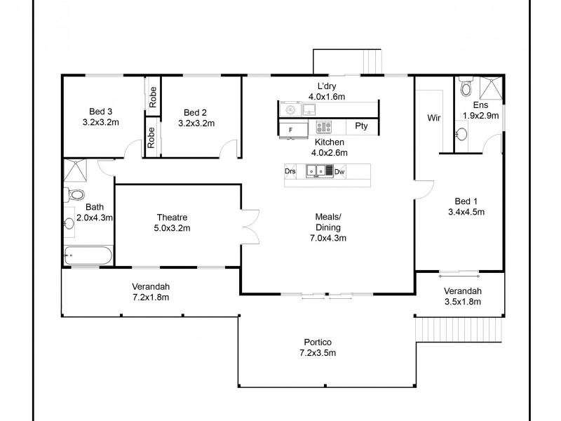 32 Persimmon Place, Kalamunda WA 6076 Floorplan