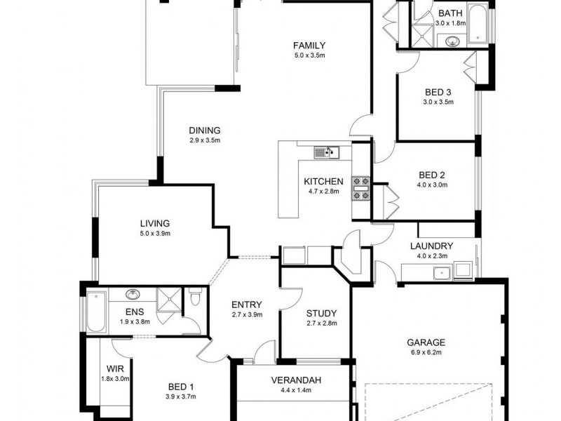 9 Lancelot Green, Wattle Grove WA 6107 Floorplan
