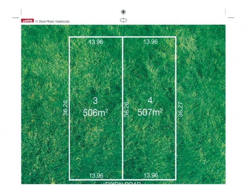 Lot 3 and 4/11 Dixon Road, Kalamunda WA 6076