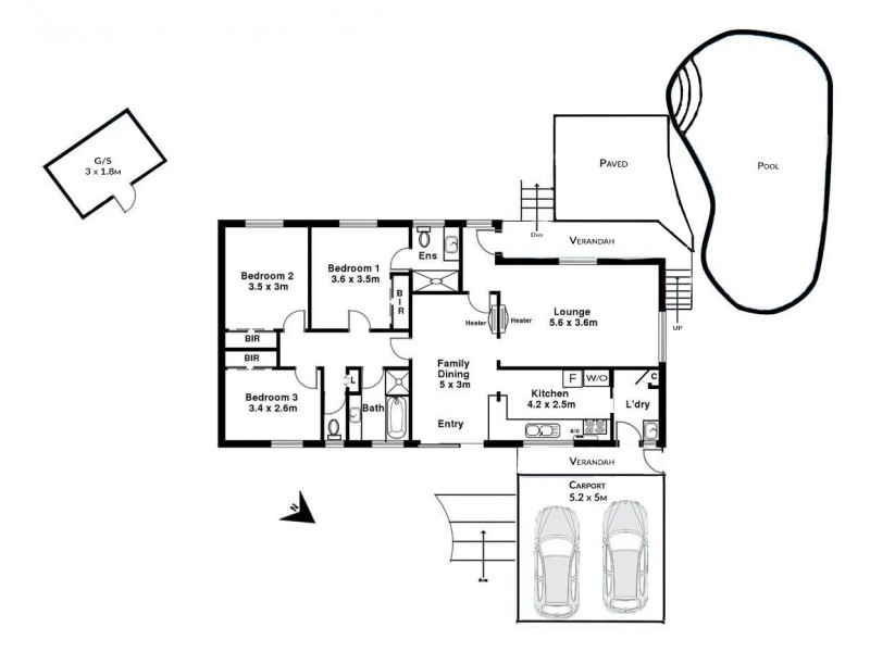 3 Clematis Drive, Blackwood SA 5051 Floorplan