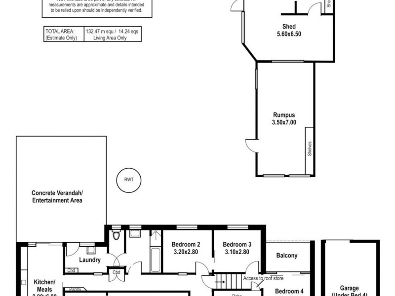 42 Johnson Parade, Blackwood SA 5051 Floorplan