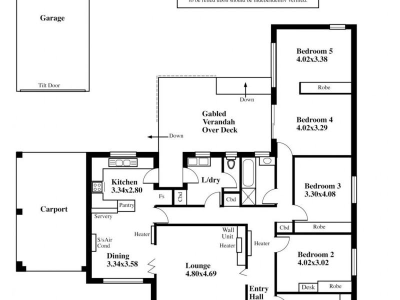 5 Gothic Road, Bellevue Heights SA 5050 Floorplan