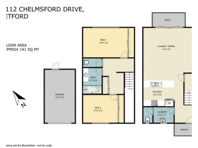 6/112 Chelmsford Drive, Metford NSW 2323 Floorplan
