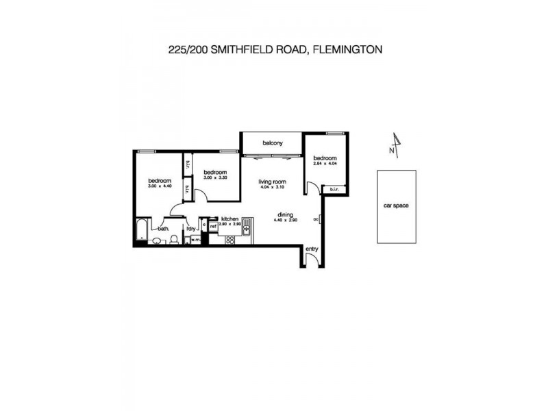 225/200 Smithfield Road, Flemington VIC 3031