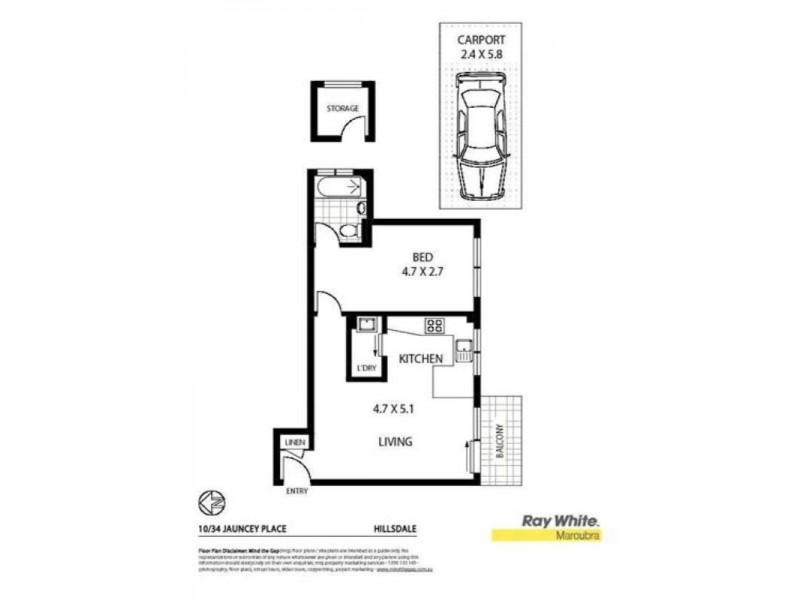 10/34 Jauncey Place, Hillsdale NSW 2036