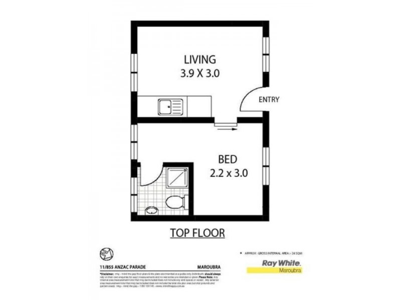 11/855 Anzac Parade, Maroubra NSW 2035