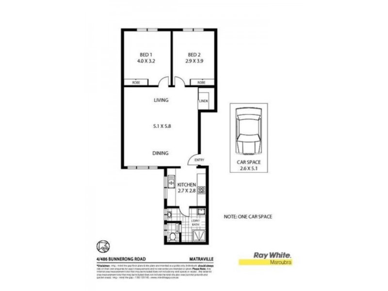 4/486 Bunnerong Road, Matraville NSW 2036