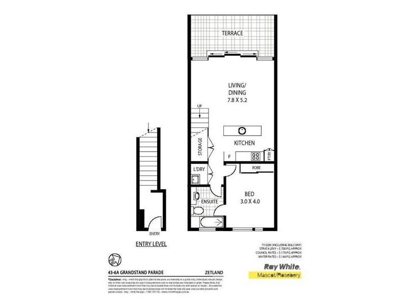 43/6A Grandstand Parade, Zetland NSW 2017