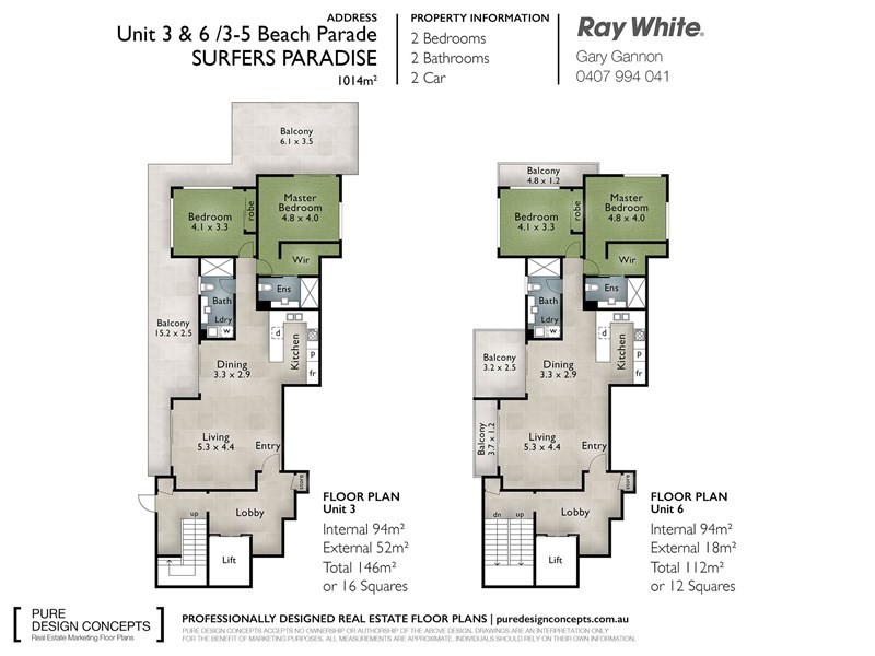 Vivid Apartments 3-5 Beach Parade, Surfers Paradise QLD 4217