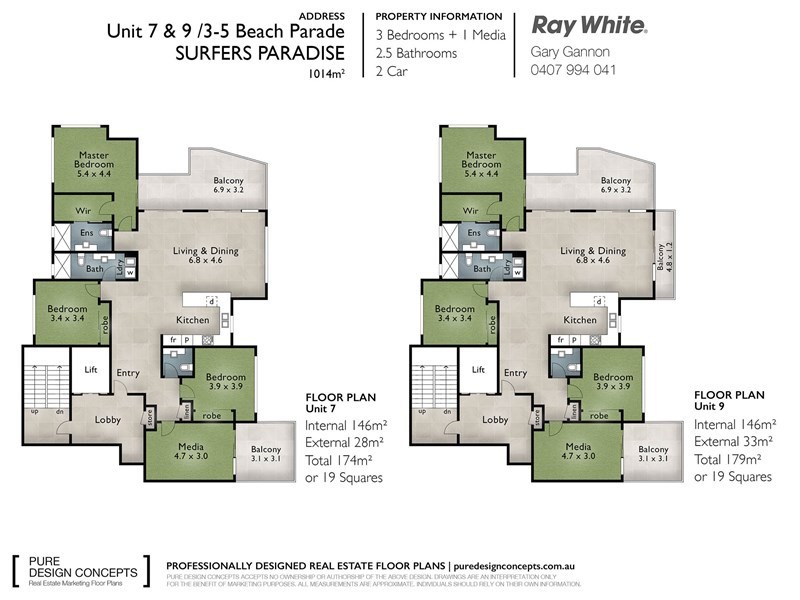 Vivid Apartments 3-5 Beach Parade, Surfers Paradise QLD 4217