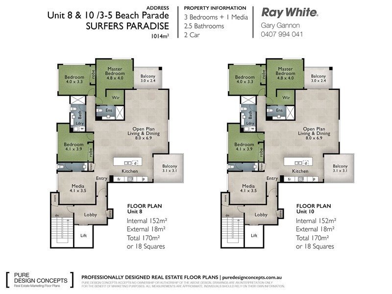 Vivid Apartments 3-5 Beach Parade, Surfers Paradise QLD 4217