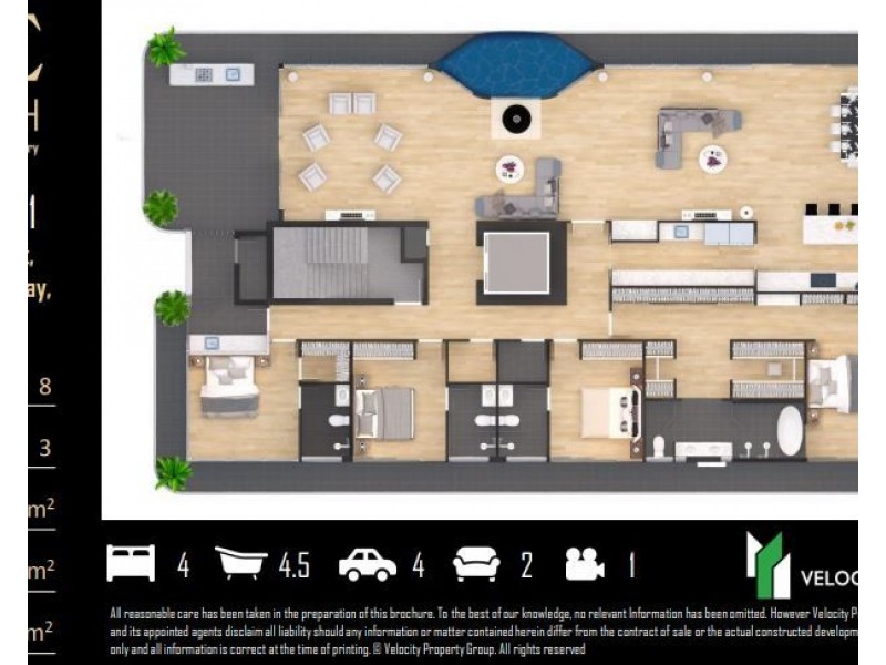 801/1331 Gold Coast Highway, Palm Beach QLD 4221 Floorplan