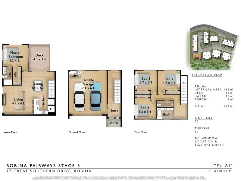 32/17 Great Southern Drive, Robina QLD 4226
