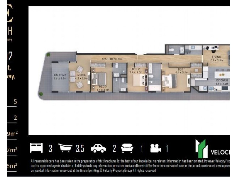502/1331 Gold Coast Highway, Palm Beach QLD 4221 Floorplan
