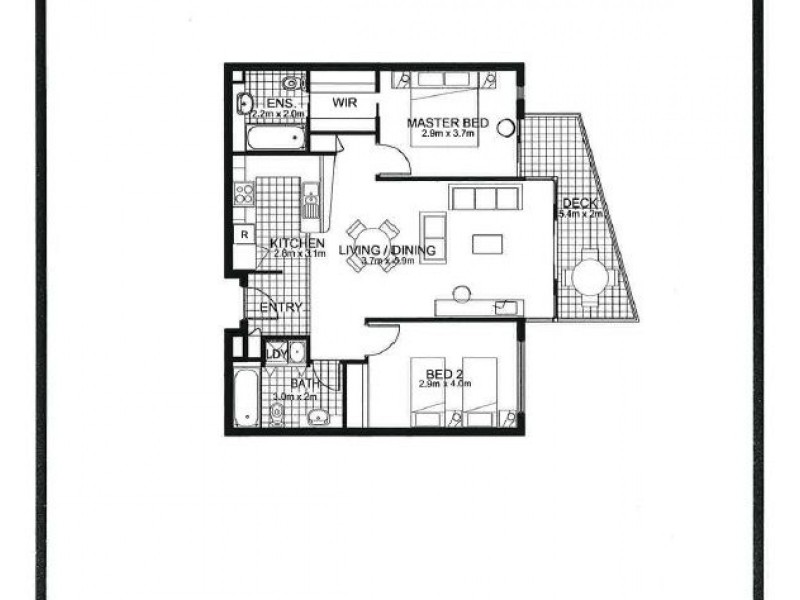 2057/1 Ocean Street, Burleigh Heads QLD 4220 Floorplan