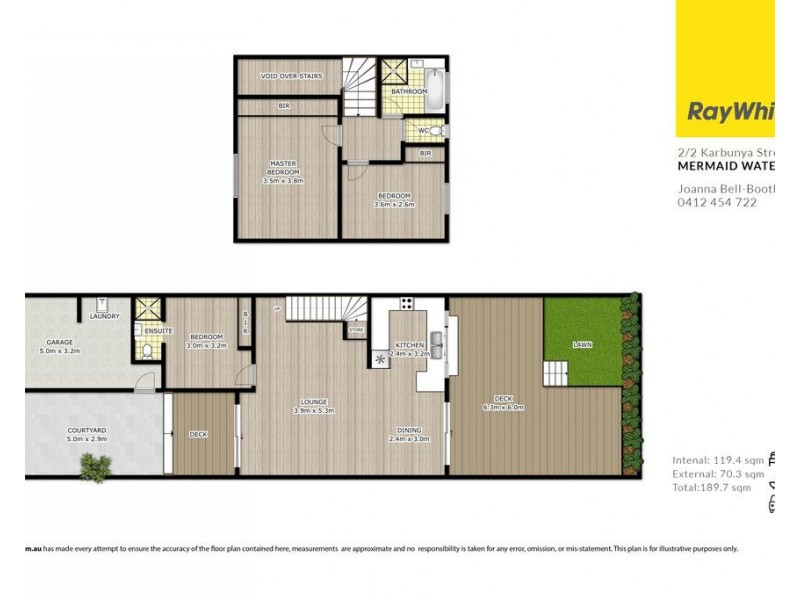 2/2-34 Karbunya Street, Mermaid Waters QLD 4218 Floorplan