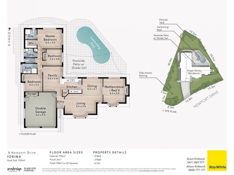 18 Newport Drive, Robina QLD 4226 Floorplan