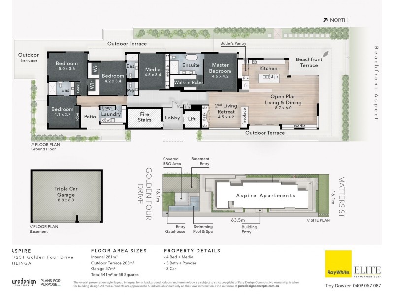 1/251 Golden Four Drive, Bilinga QLD 4225 Floorplan