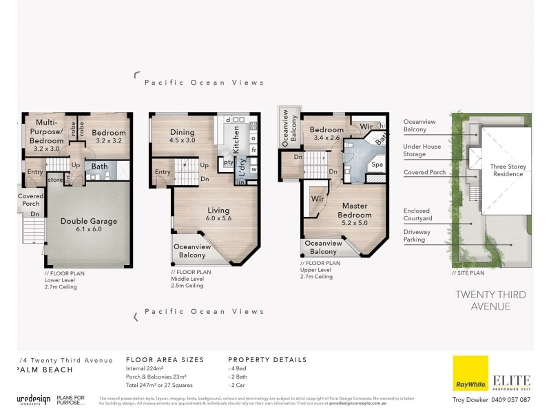 1/4 Twenty Third Avenue, Palm Beach QLD 4221 Floorplan