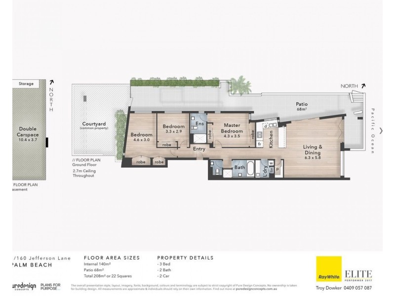 1/160 Jefferson Lane, Palm Beach QLD 4221 Floorplan
