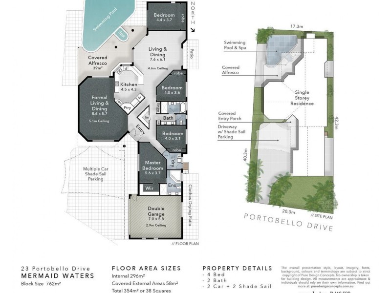 23 Portobello Drive, Mermaid Waters QLD 4218 Floorplan