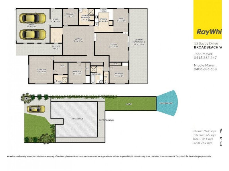 15 Savoy Drive, Broadbeach Waters QLD 4218 Floorplan