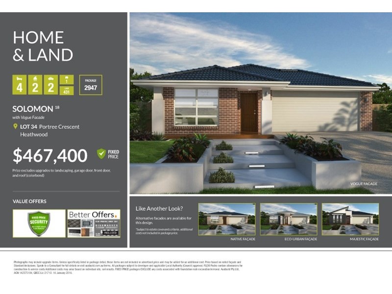 Lot 34 Portree Crescent, Heathwood QLD 4110