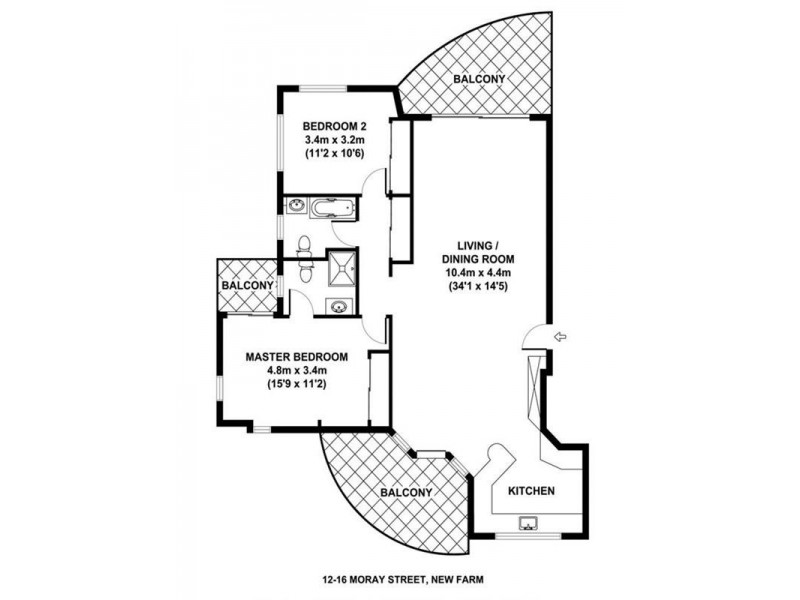 12/16 Moray Street, New Farm QLD 4005