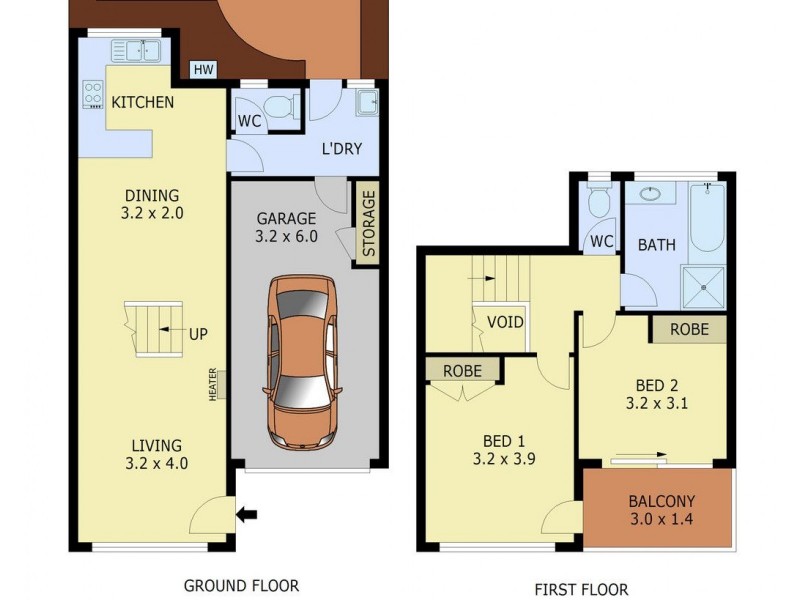 14/57-59 Buckley Street, Noble Park VIC 3174 Floorplan