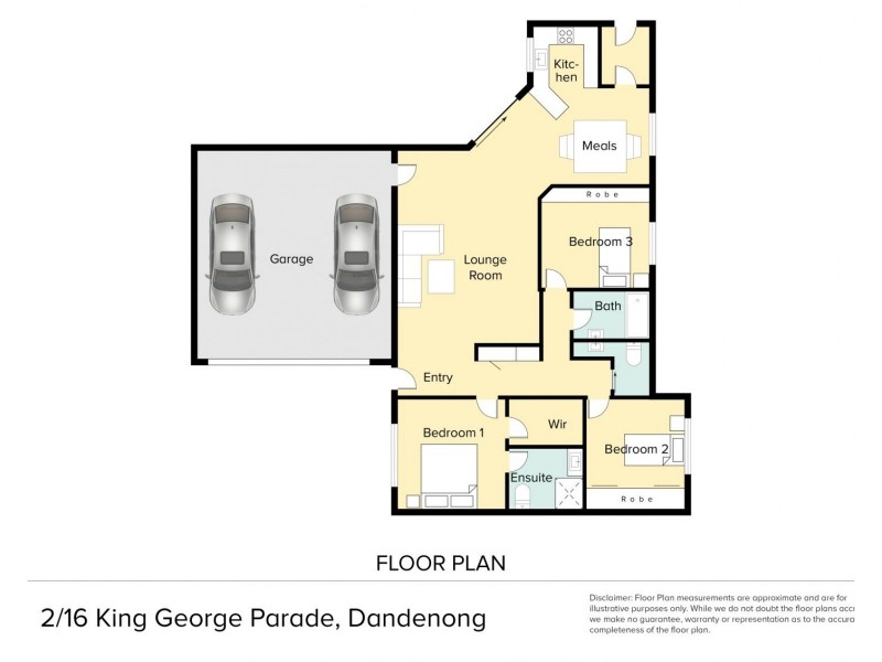 2/16 King George Parade, Dandenong VIC 3175 Floorplan