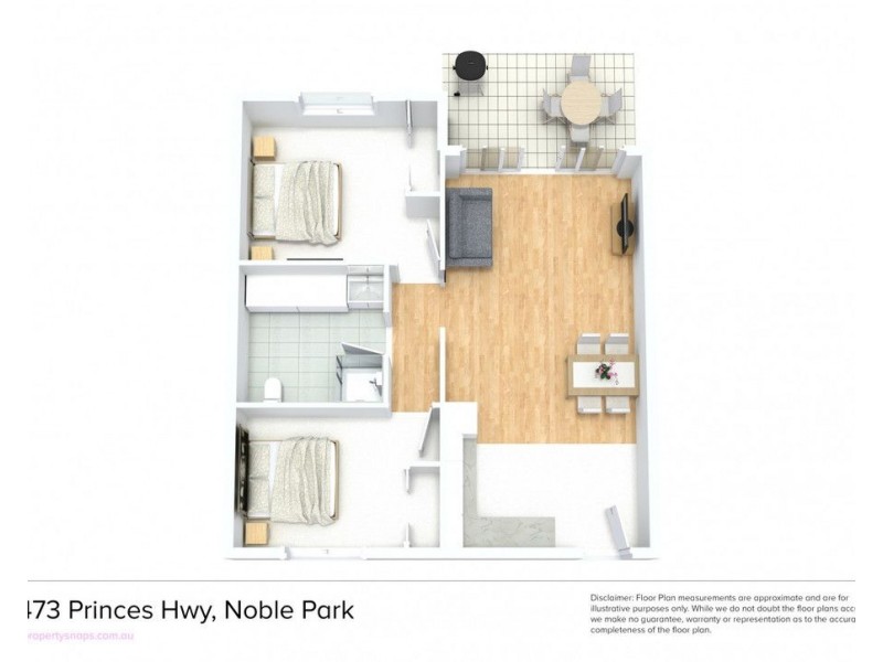 8/473 Princes Highway, Noble Park VIC 3174 Floorplan