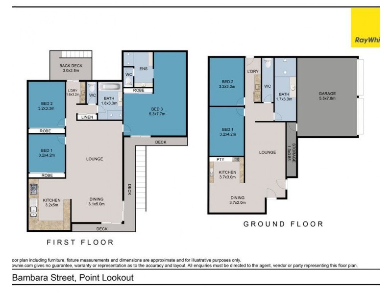 16 Bambara Street, Point Lookout QLD 4183 Floorplan
