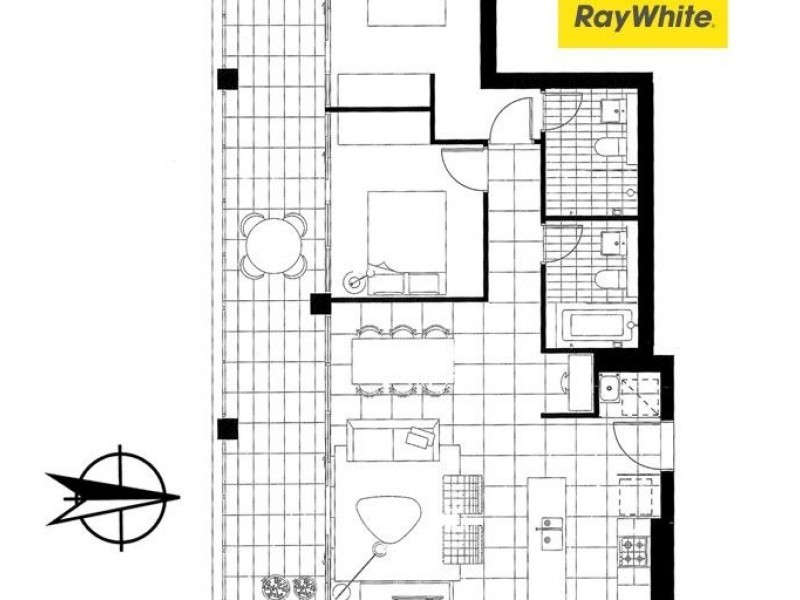 E613/1 Broughton Street, Parramatta NSW 2150 Floorplan
