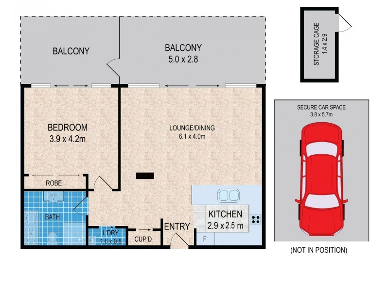 313/22 Charles Street, Parramatta NSW 2150 Floorplan