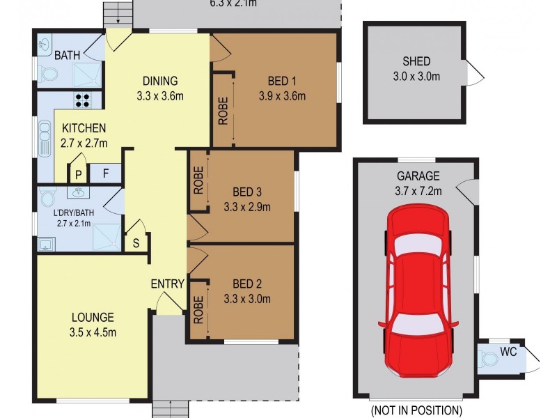 14 Mildred Street, Wentworthville NSW 2145 Floorplan