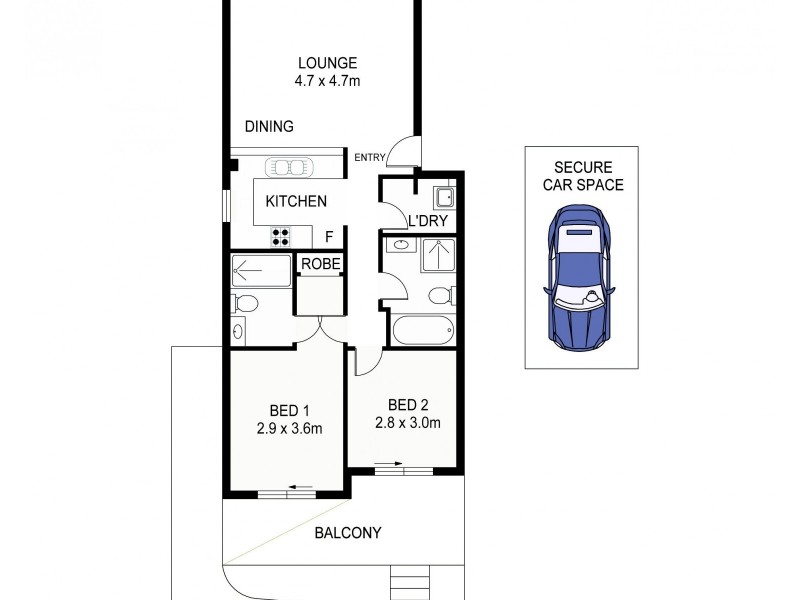 14/28 Pennant Hills Road, North Parramatta NSW 2151 Floorplan