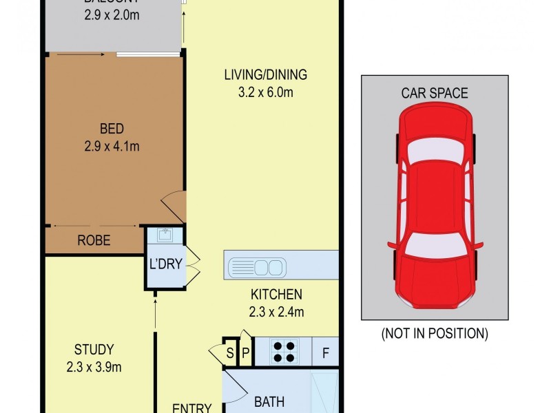 6.14/45 Macquarie Street, Parramatta NSW 2150 Floorplan